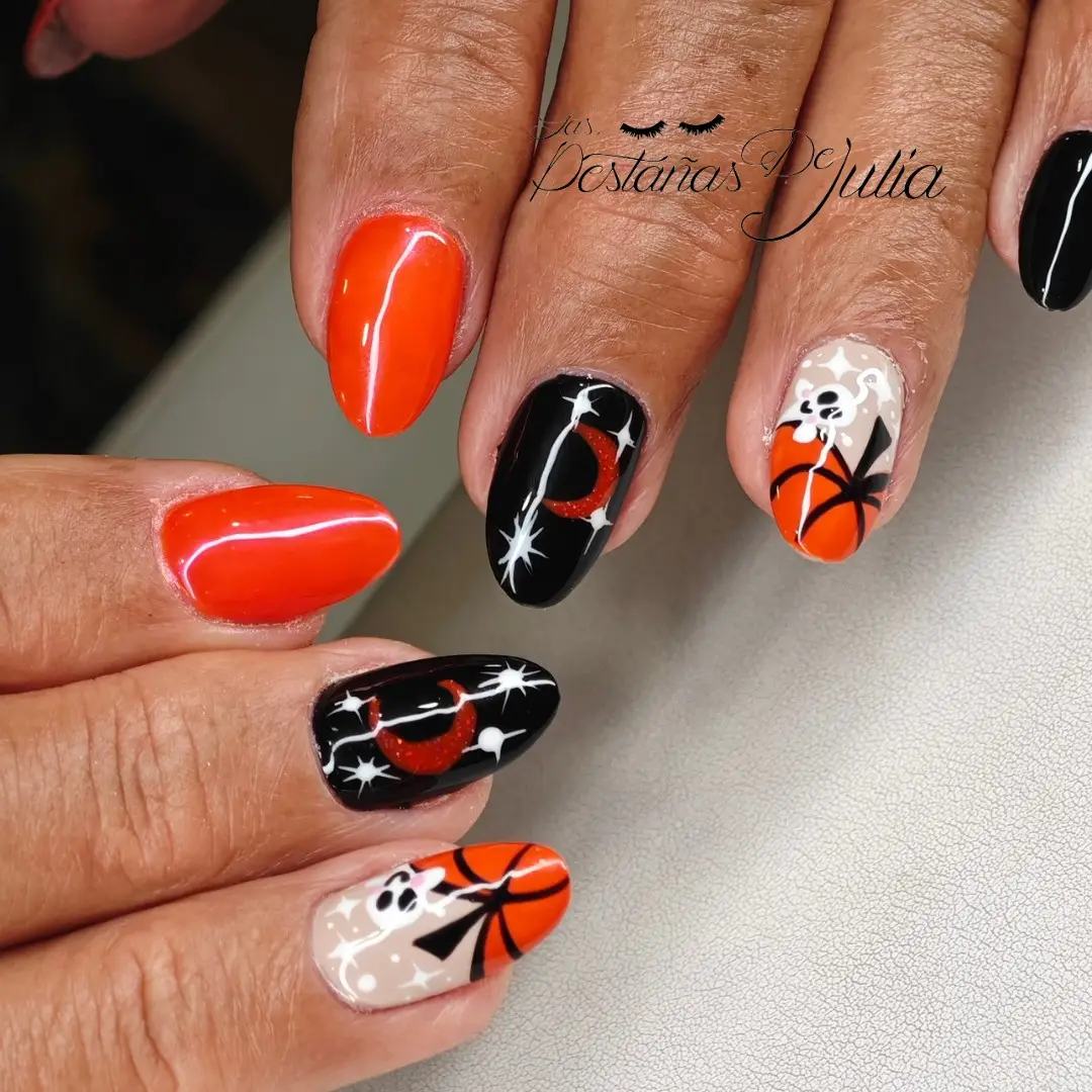 Uñas decoradas con nail art